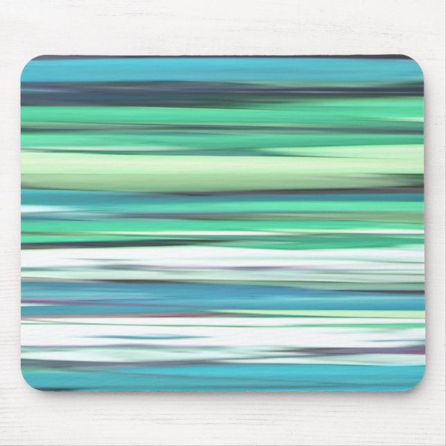 Abstract #2: Aqua blue blue blur Mousepad (Vorne)