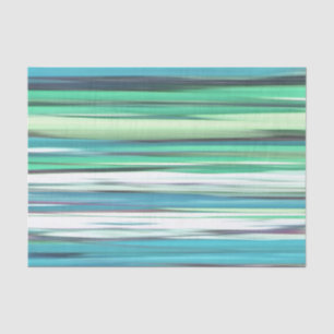 Abstract #2: Aqua blue blue blur Seidenpapier