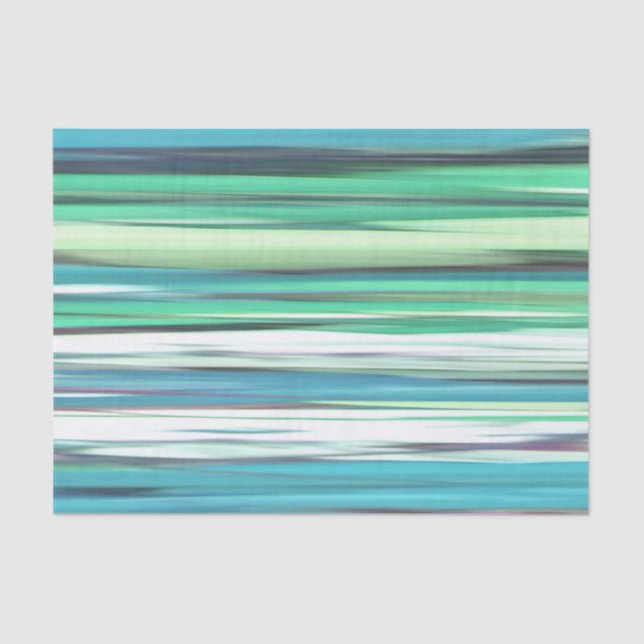 Abstract #2: Aqua blue blue blur Seidenpapier (Vorderseite)