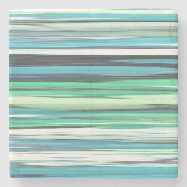 Abstract #2: Aqua blue blue blur Steinuntersetzer (Vorderseite)