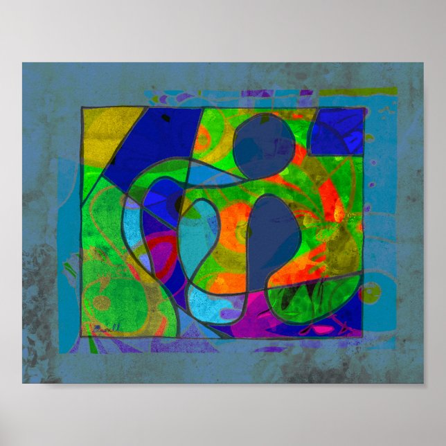 "Abstract 6" 8 x 10 Poster oder Download (Vorne)
