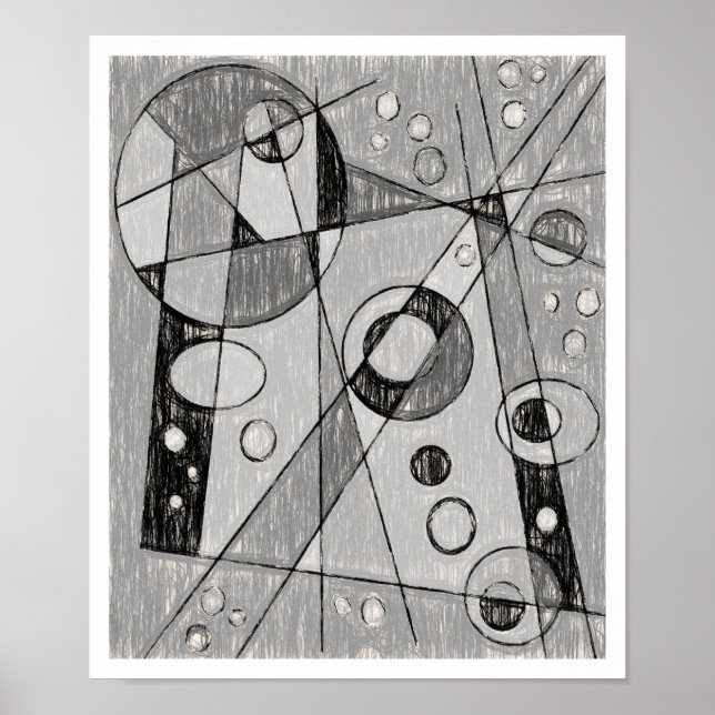 Abstract #747 Sketch Poster (Vorne)