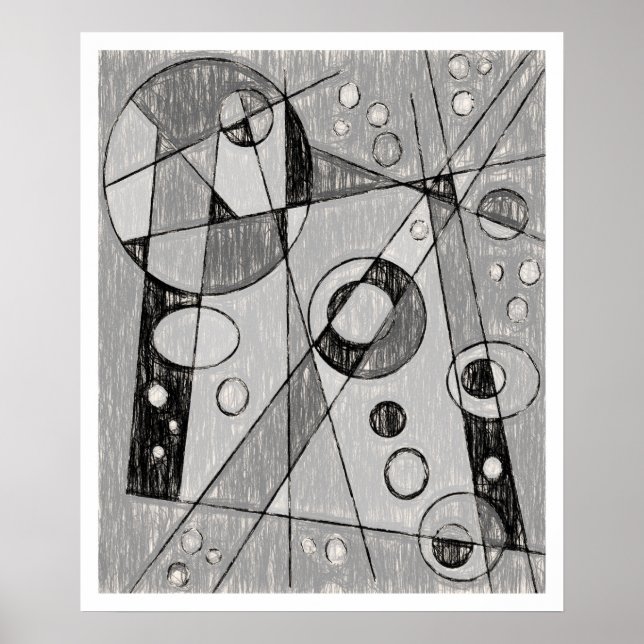 Abstract #747 Sketch Poster (Vorne)
