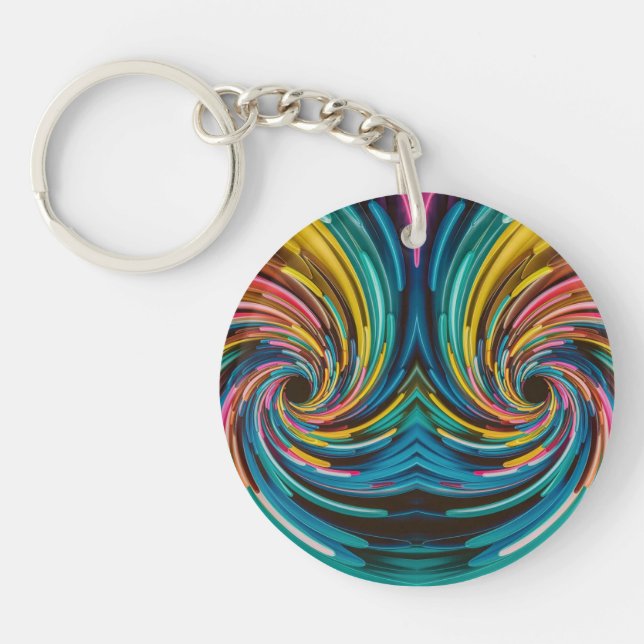 Abstract acrylic keychain (Devant)