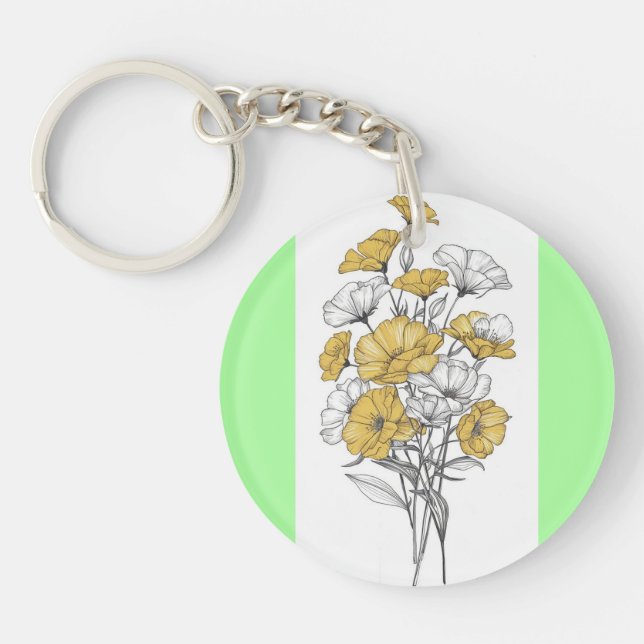 Abstract acrylic keychain (Devant)