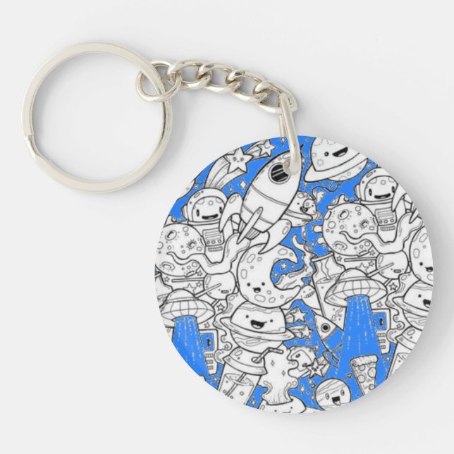 Abstract acrylic keychain (Devant)