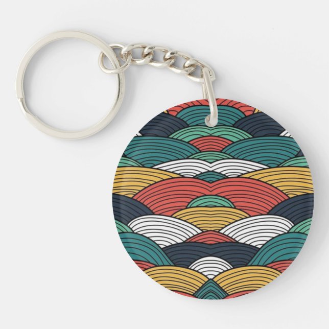 Abstract acrylic keychain (Devant)