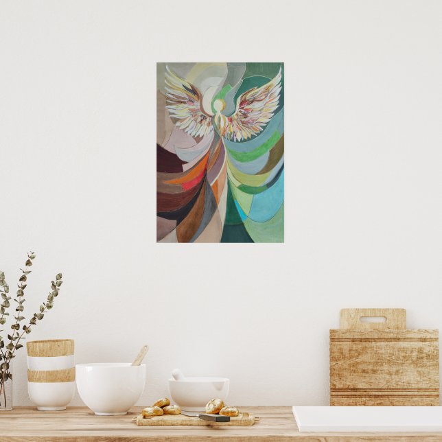Abstract angel poster (Küche)