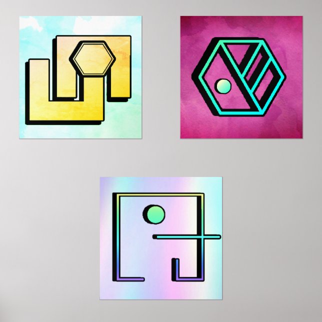 Abstract Angles (Recto)