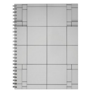 Abstract architecture contemporary notizblock