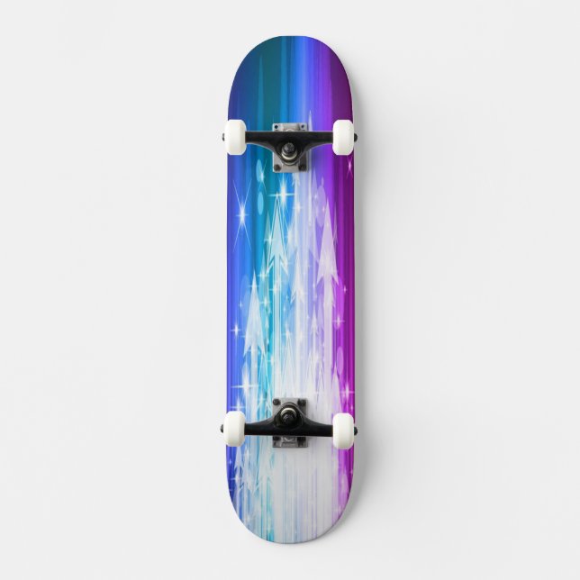 Abstract Arrow Pattern Skateboard (Vorderseite)