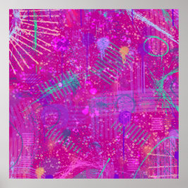 Abstract Art: A Real Personality  Poster