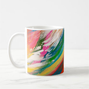 Abstract art background oil paint brush strokes. o kaffeetasse