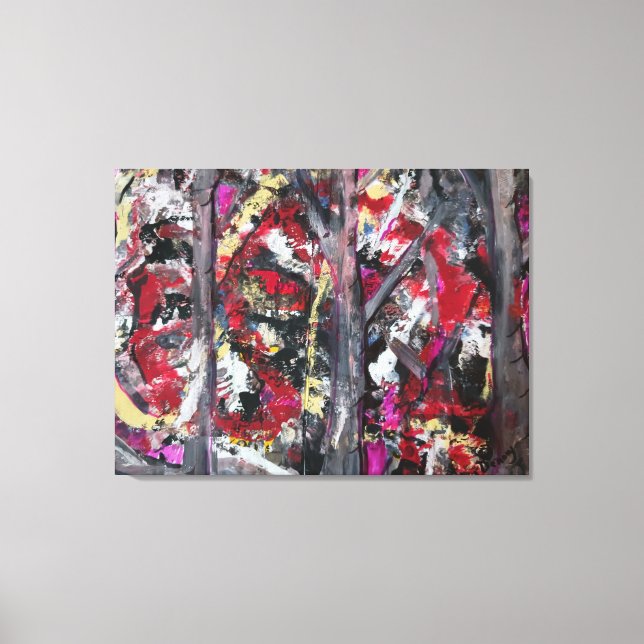 Abstract Art Canvas Print Leinwanddruck (Vorderseite)