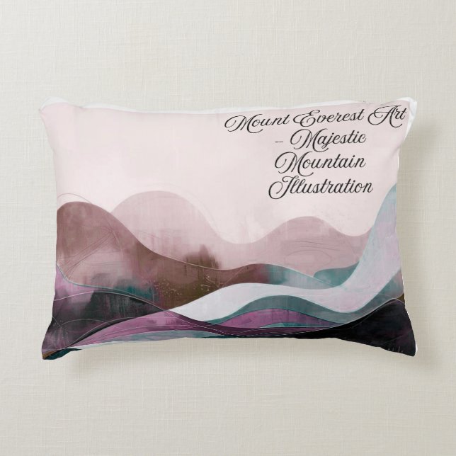 Abstract Art Design | Modern Minimalist Dekokissen (Vorderseite)