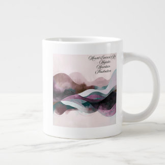 Abstract Art Design | Modern Minimalist Jumbo-Tasse
