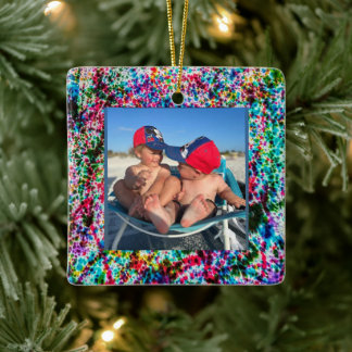 Abstract Art Frame for Your Photo on a  Keramikornament
