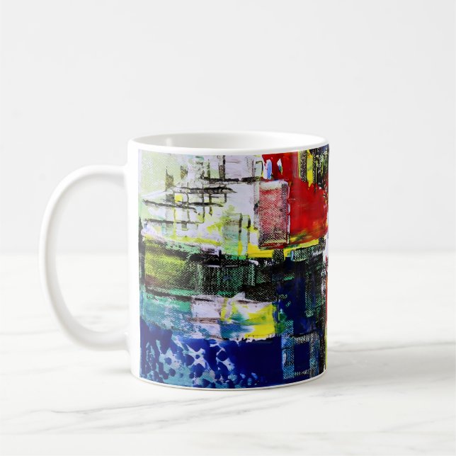 Abstract Art  Kaffeetasse (Links)