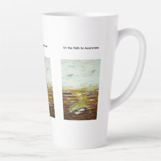 Abstract Art Latte Mug -“On the Path to Awareness”