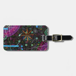 Abstract Art: Satellite  Gepäckanhänger