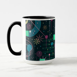 Abstract Art: Winter Skies Tasse