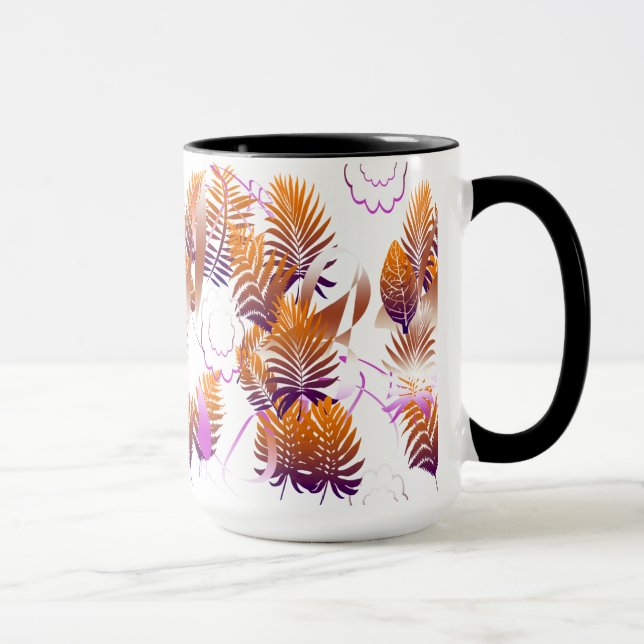 Abstract Autumnal Melancholy Tasse (Rechts)