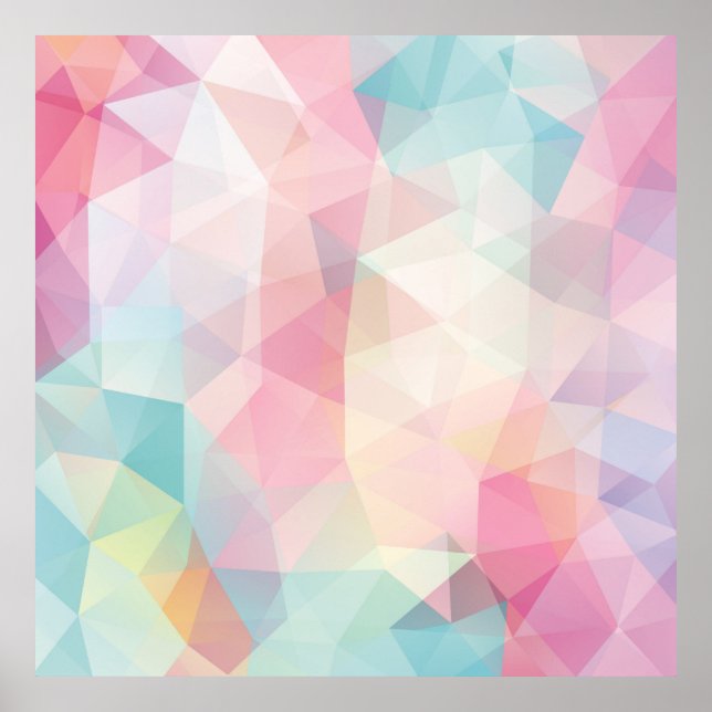 abstract background consisting of trianglesbackgro poster (Vorne)