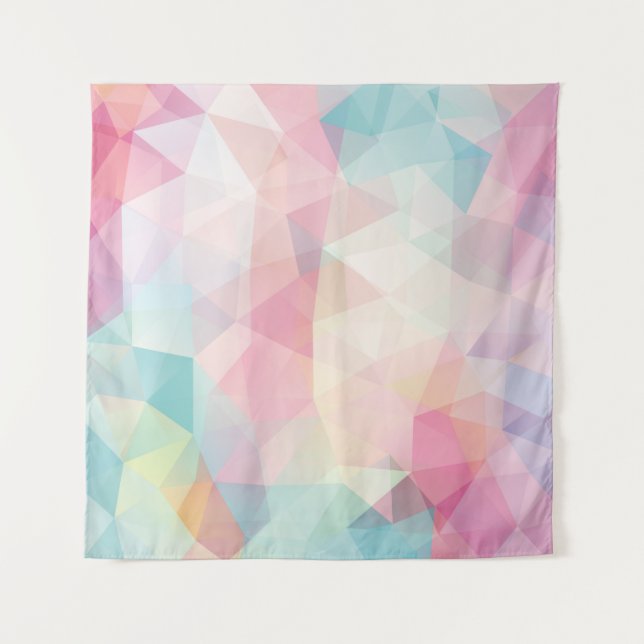 abstract background consisting of trianglesbackgro wandteppich (Vorderseite)