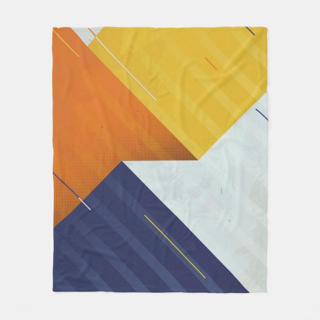  Abstract Background. Grunge texture. Triangle geo Fleecedecke (Vorderseite)