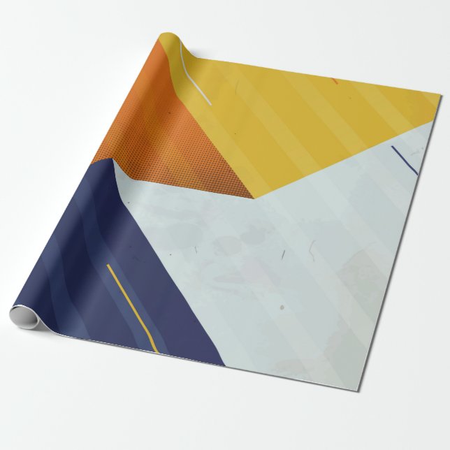  Abstract Background. Grunge texture. Triangle geo Geschenkpapier (Ungerollt)