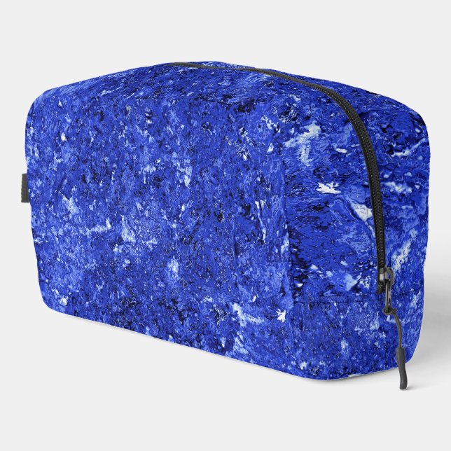 Abstract Background in Cobalt Blue Waschbeutel (Rechte Ecke)