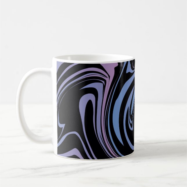 Abstract background. Liquid marble. Background flu Kaffeetasse (Links)