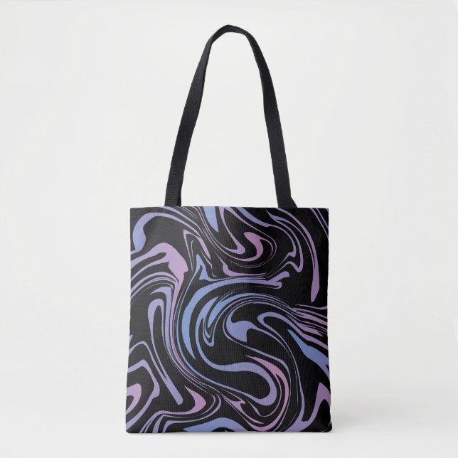 Abstract background. Liquid marble. Background flu Tasche (Vorderseite)