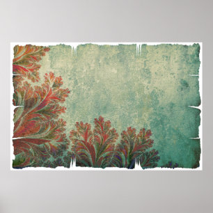 Abstract background template poster