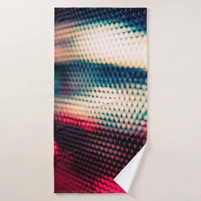 abstract background with bokeh defocused lights an badehandtuch (Badehandtuch)