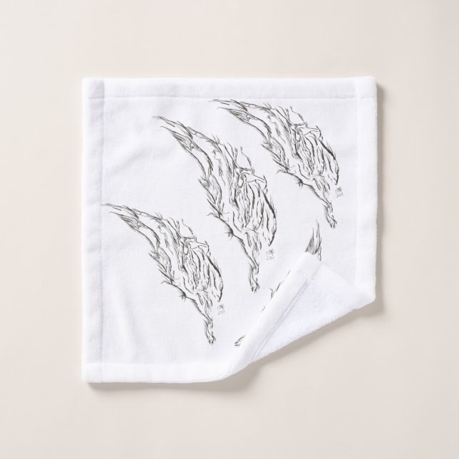 abstract badhandtuch set (Waschlappen)