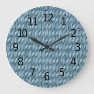 Abstract Basket Weave Pattern Wall Clock Große Wanduhr