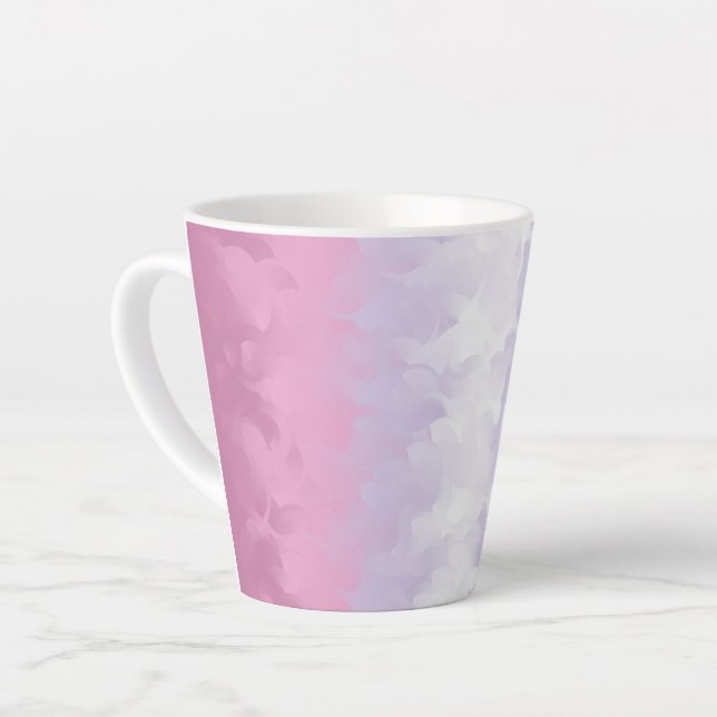 Abstract Bigender Pride Flag      Milchtasse (Linke Ecke)