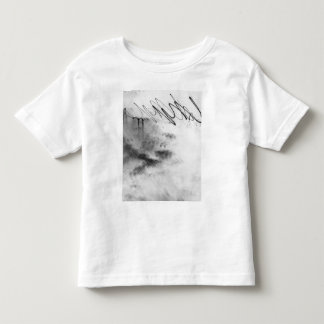 Abstract Black and White Light Trails Long Exposur Kleinkind T-shirt
