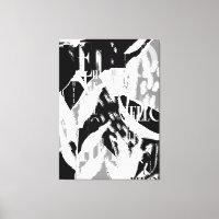 Abstract Black White Gray