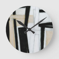 Abstract Black & White Painting