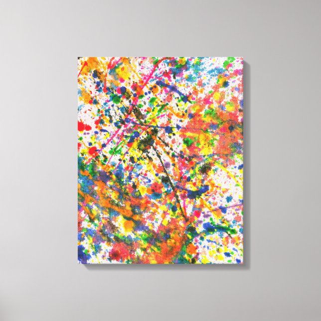 Abstract - Bleistift - Fastdienstag Leinwanddruck (Vorderseite)