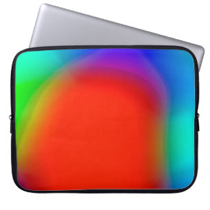abstract blurred background, colorful vintage patt laptopschutzhülle