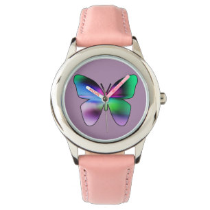 Abstract Butterfly Colorful Armbanduhr