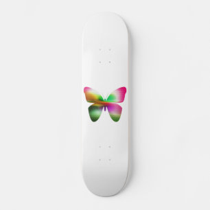 Abstract Butterfly Colorful Skateboard