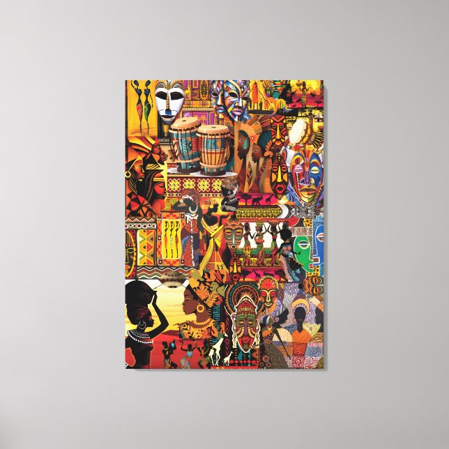 Abstract Canvas Wall Art – Modern Gallery Home Déc Leinwanddruck (Vorderseite)