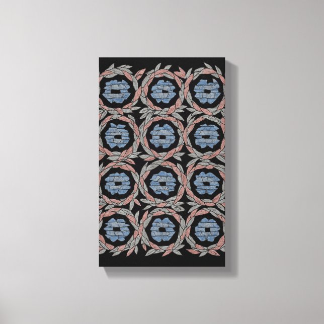 Abstract Chroma Bloom Leinwanddruck (Vorderseite)