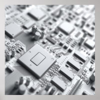 Abstract Circuit Board