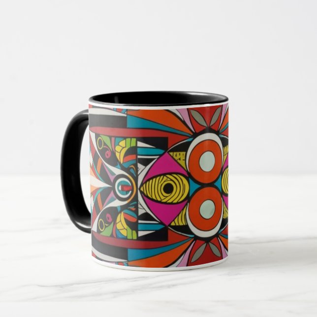 abstract color coffee mug (Devant gauche)