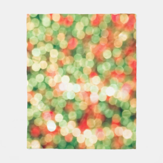 Abstract colorful bokeh background fleecedecke (Vorderseite)